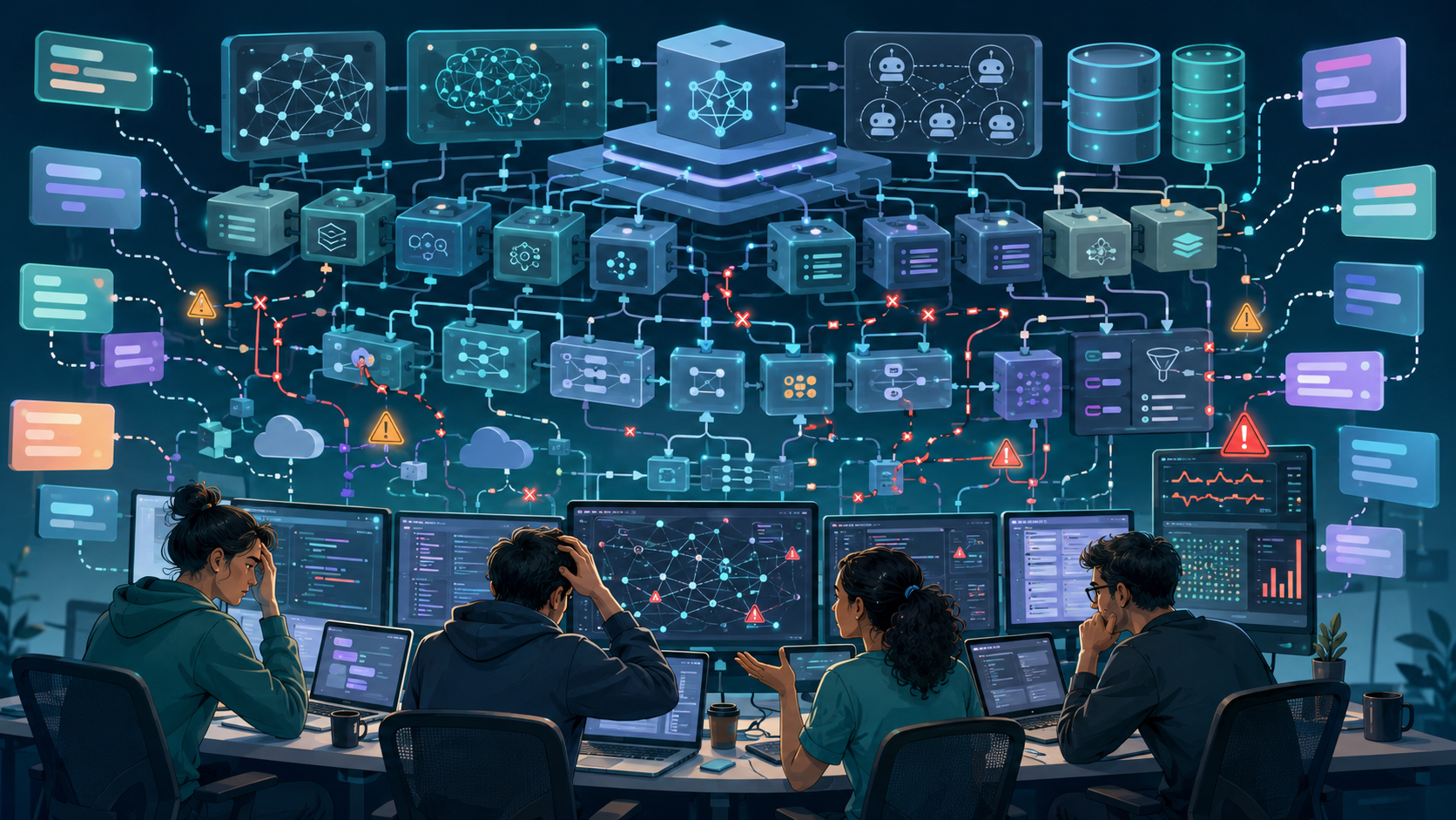 AI software architecture mistakes caused by premature orchestration and complex services