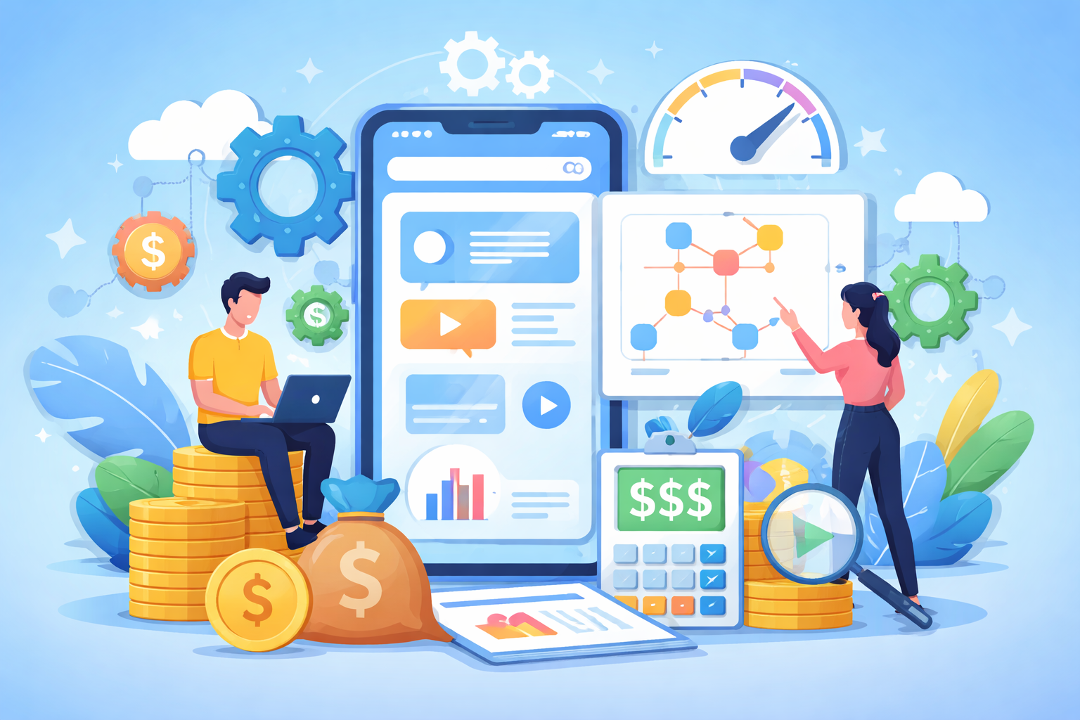 What controls app development cost in India