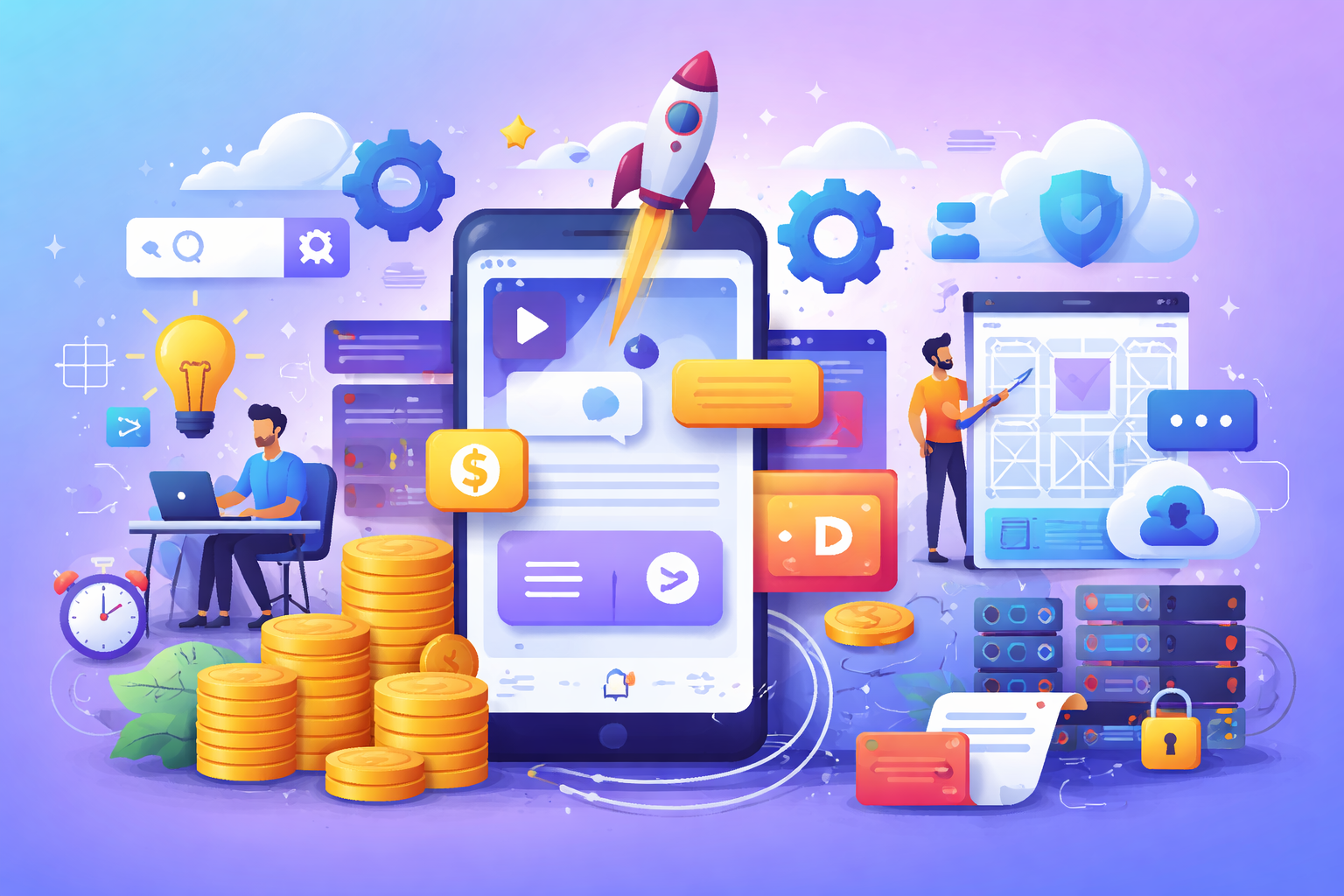 What you pay for in app development