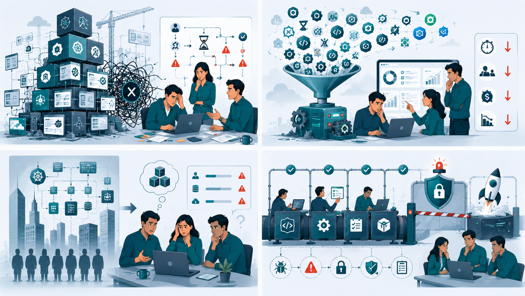 Enterprise DevOps mistakes caused by overengineering tools and delayed security reviews
