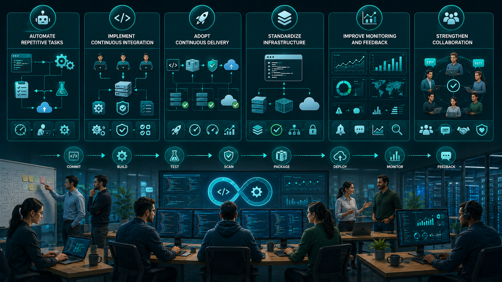 Practical DevOps fixes for enterprise software development with CI CD automation and monitoring