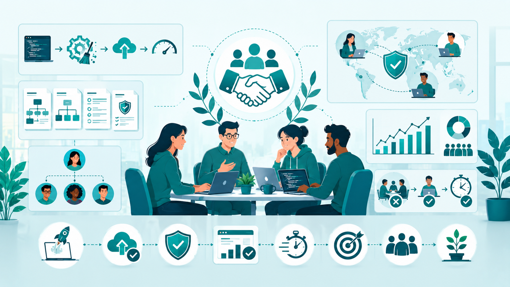 Sustainable Best Hiring Models for Software Development Projects with documentation ownership and long term partnerships
