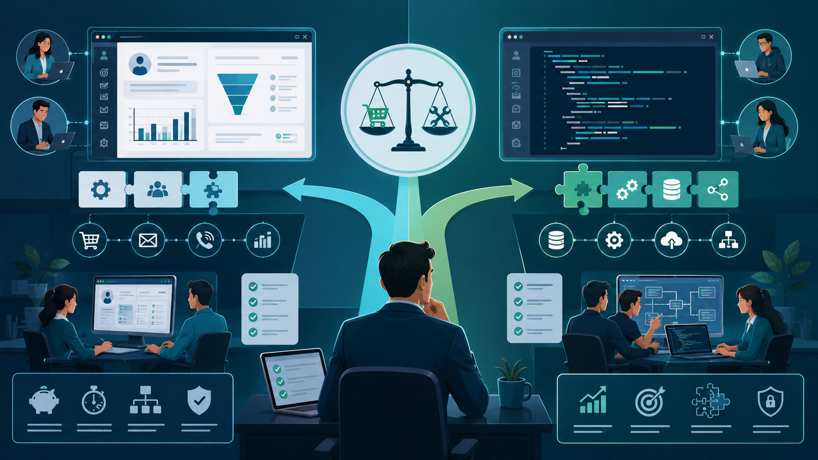 Custom CRM vs Off-the-Shelf CRM