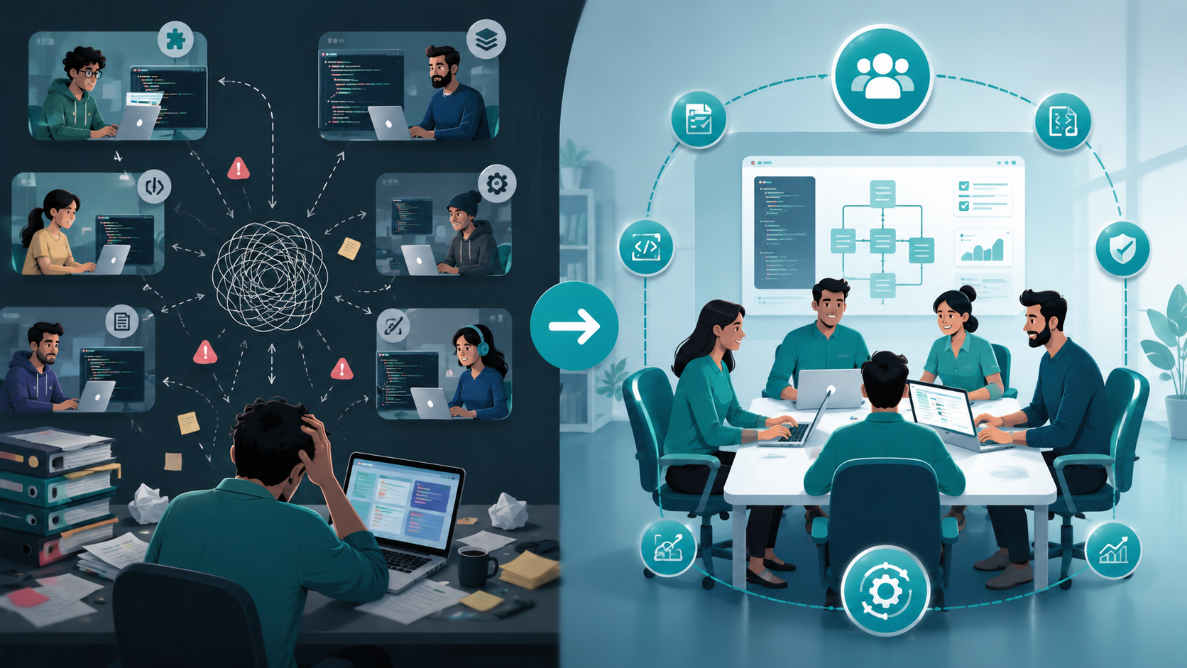 Software teams making mistakes when choosing freelancers instead of dedicated development teams