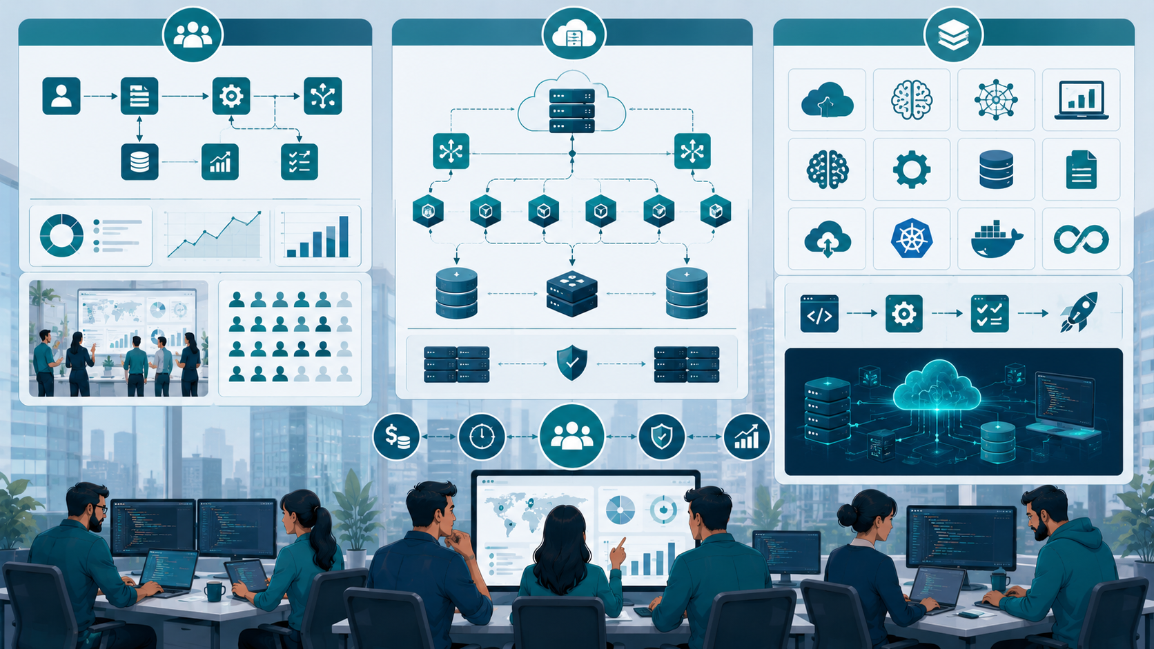 Key factors affecting Enterprise Software Development Cost In USA including scope architecture and technology stack