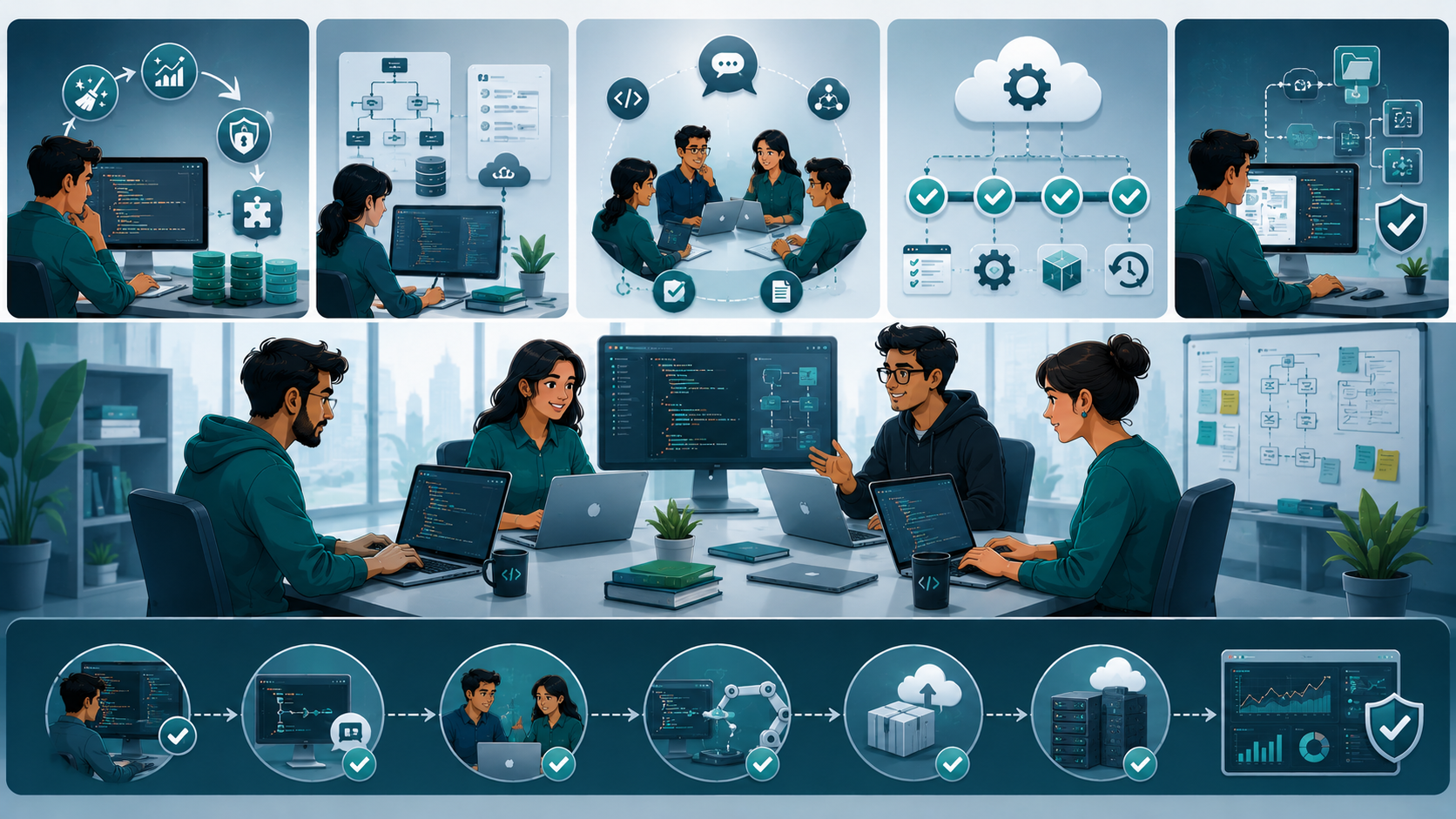Sustainable Full Stack Web Development Company In USA practices with documentation collaboration and deployment