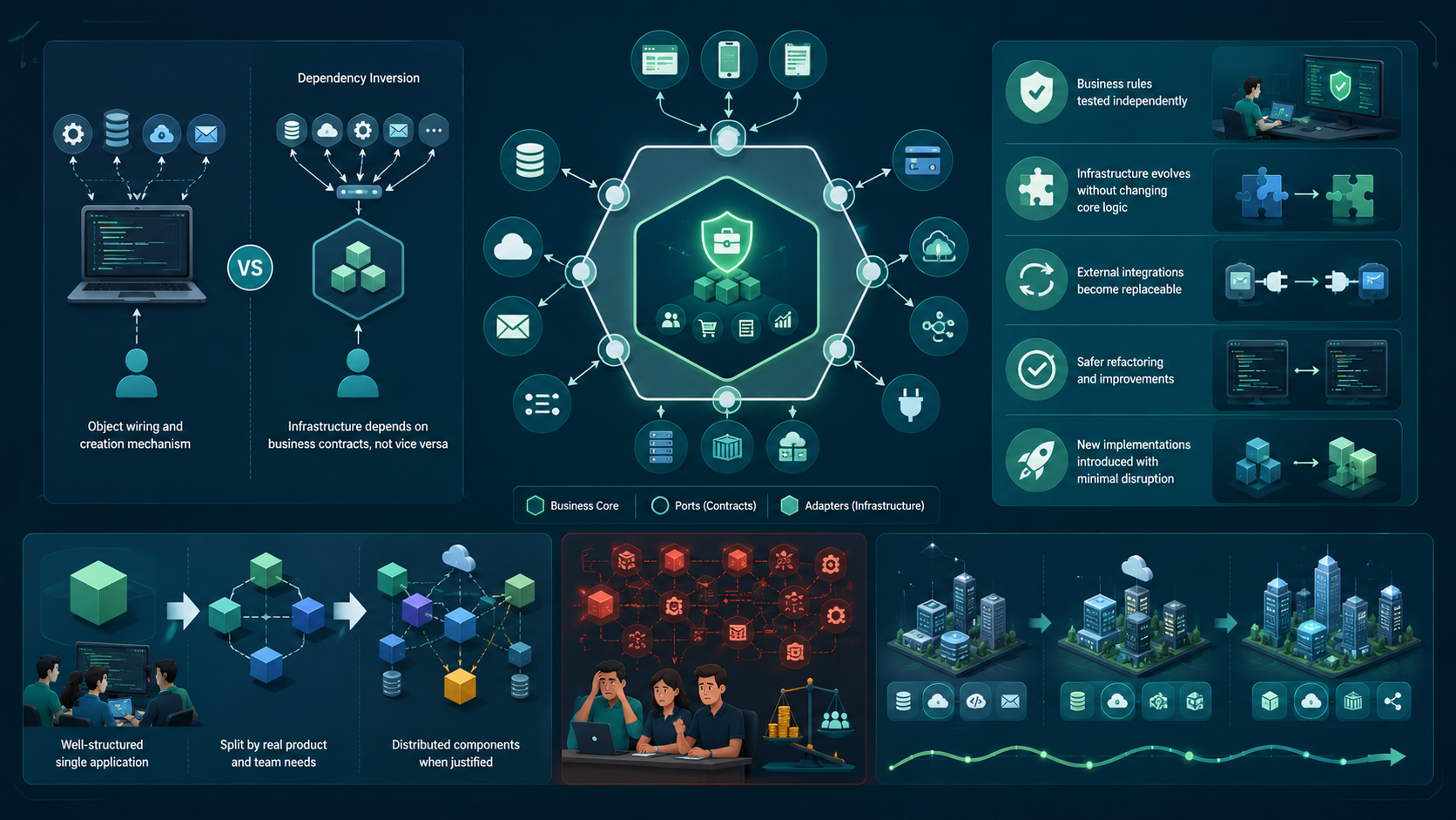 Hexagonal Architecture Explained: Benefits & Use Cases