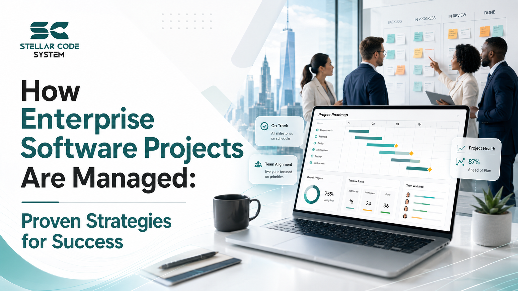 How Enterprise Software Projects Are Managed with structured planning and governance