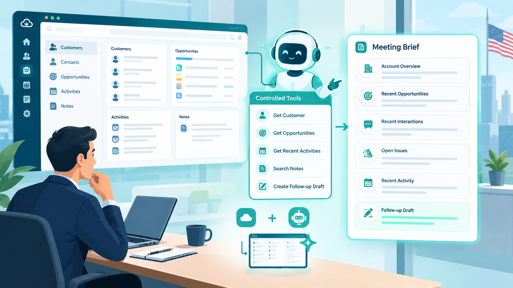 Example: Adding an AI Agent to a CRM