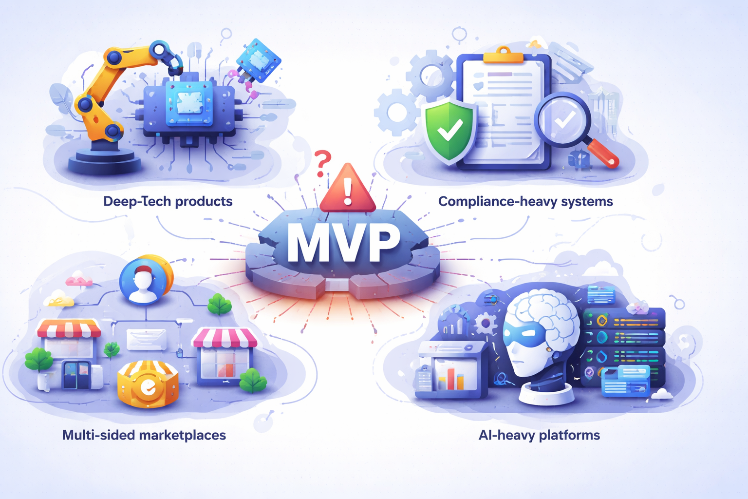 When the lean MVP approach does not work for startups