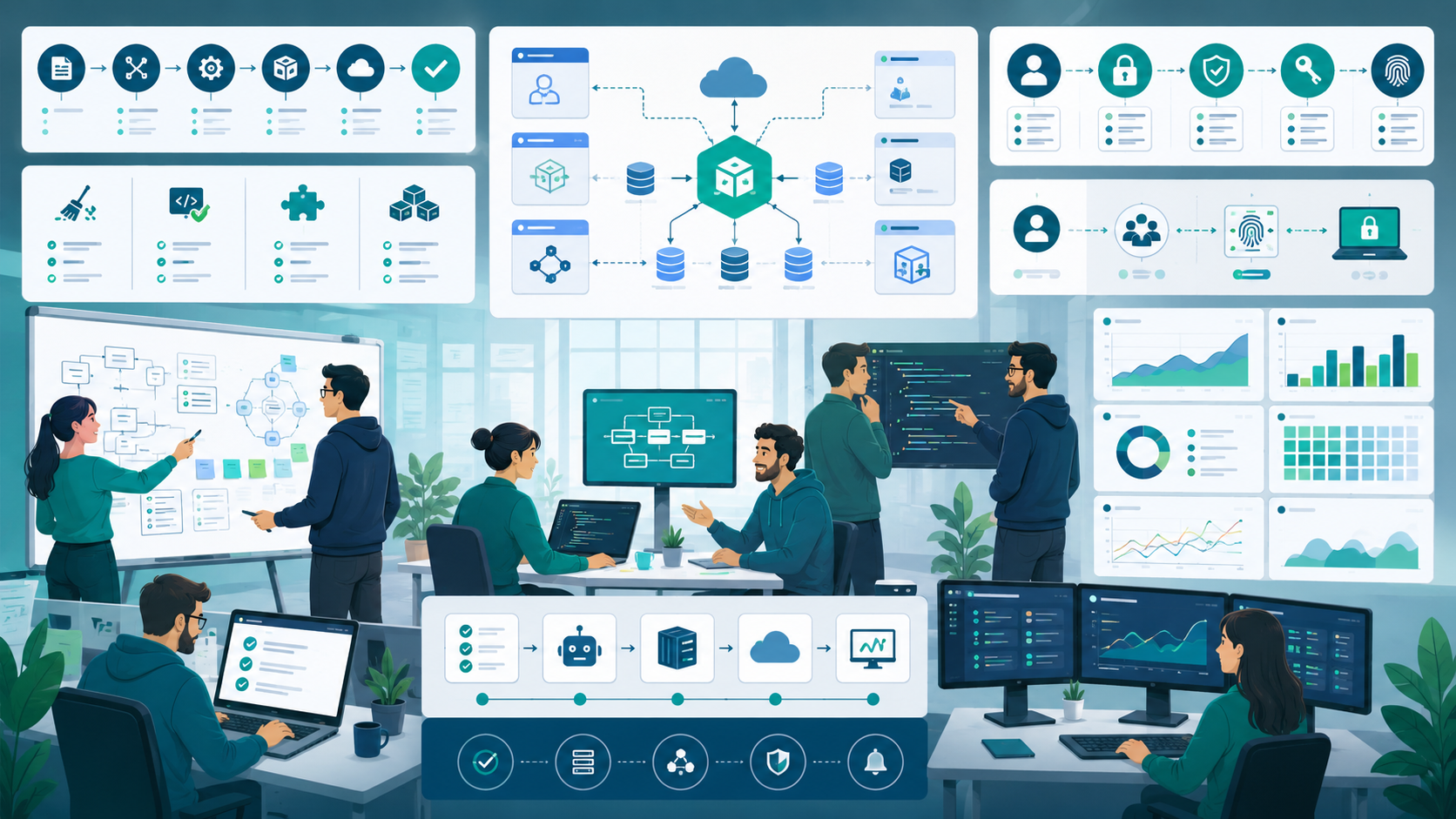 Sustainable SaaS architecture practices for small engineering teams and remote developers