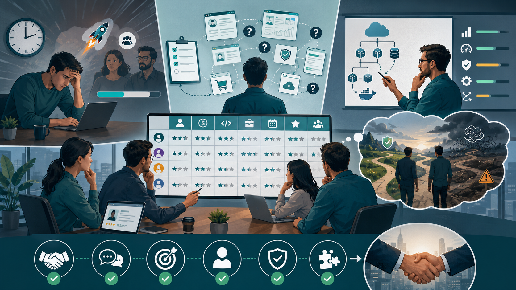 Why Software Development Partner Evaluation Is Difficult in Real Teams