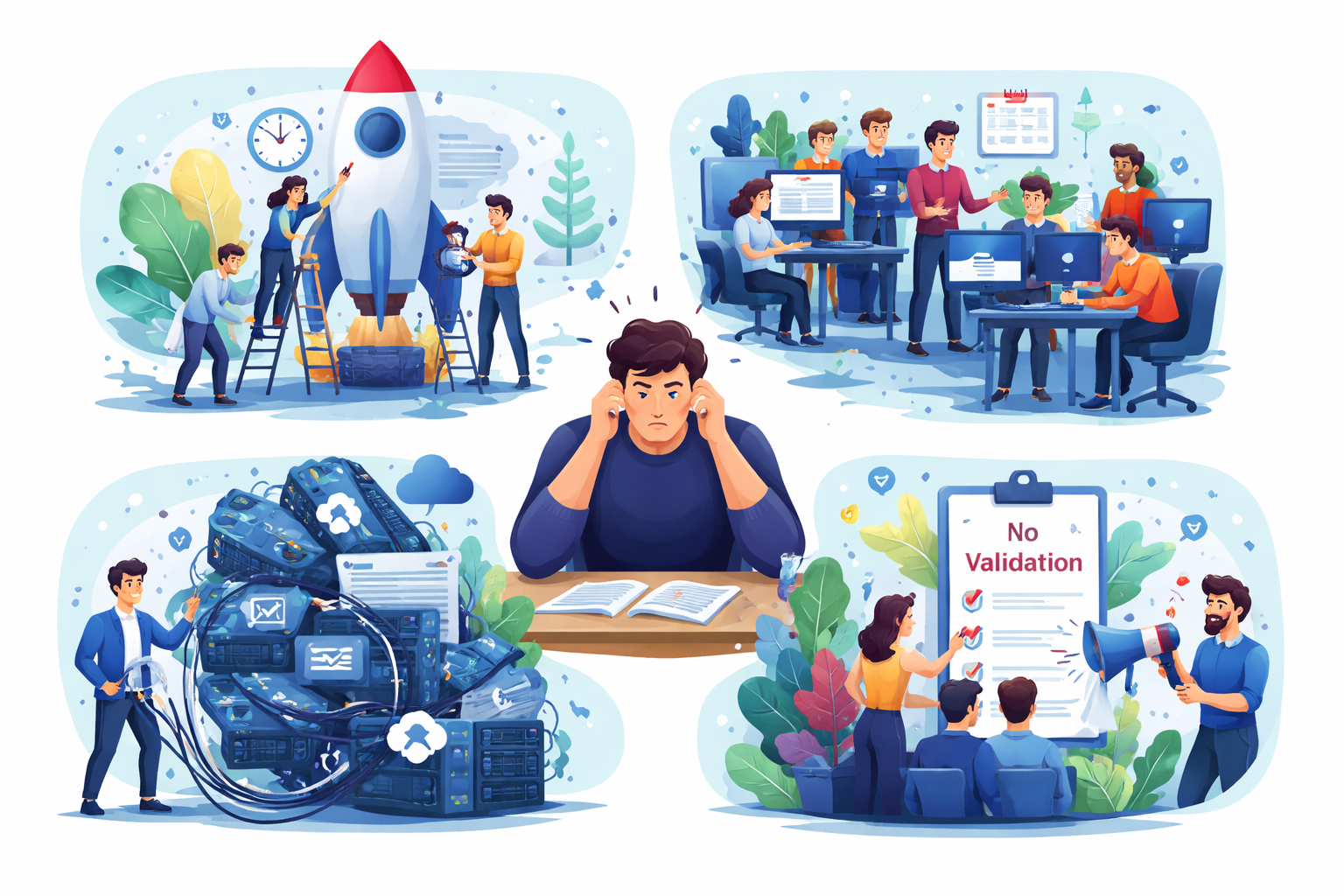 Common mistakes in startup software development