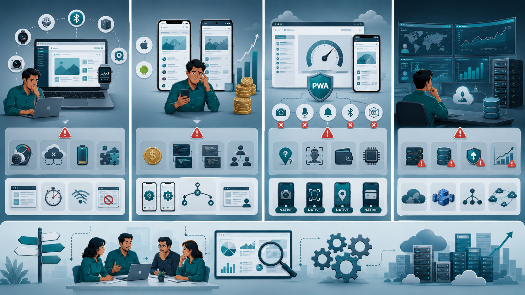 When web applications mobile applications or progressive web apps reach platform limitations