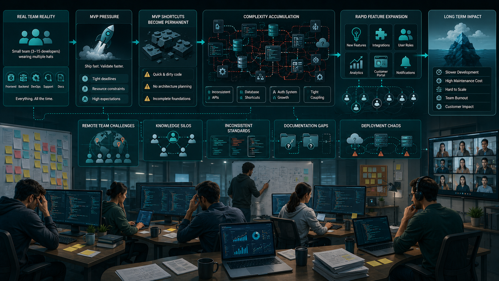 SaaS application development challenges for startup teams and remote developers