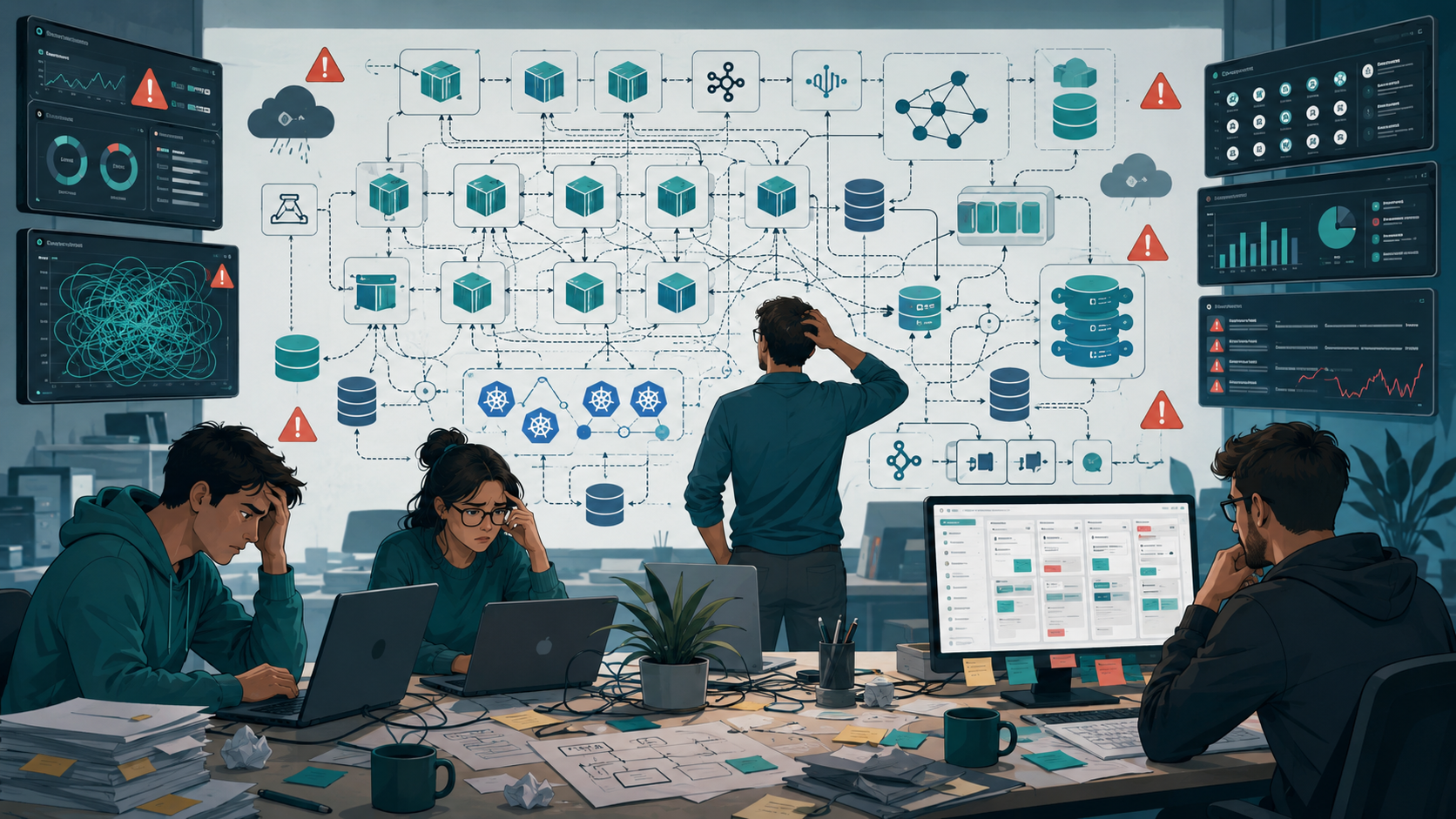 SaaS teams making architecture mistakes with microservices and enterprise tooling too early