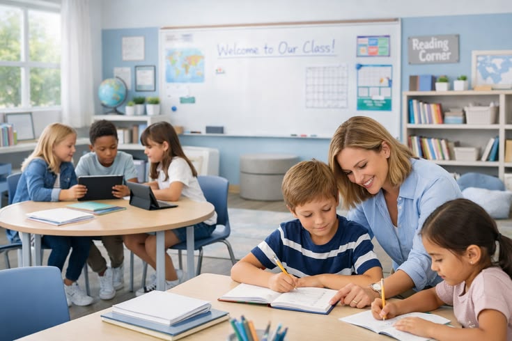 Education industry background